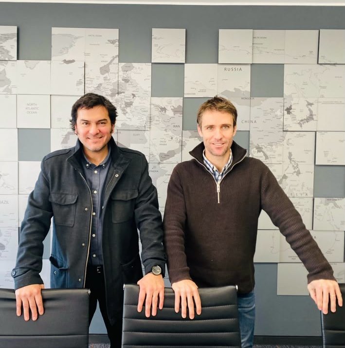 Felipe Durán del Fierro y Diego Gazitúa Saavedra, socios de Roof Propiedades